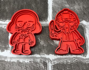 Horror Movie Cookie Cutter Set | 3D Printed Halloween Baking