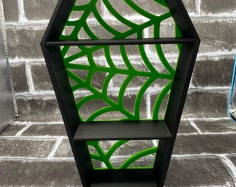3d printed shelf with web backing