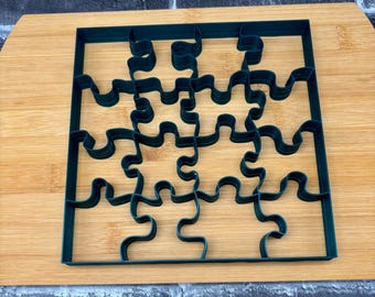 Jigsaw puzzle Cookie Cutter | 3D Printed Baking Set | Fun Baking Cutter | Kids Party Cookie