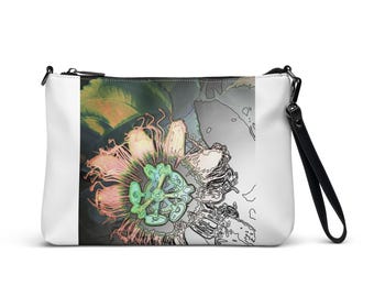 Crossbody bag Graphic Art Lilikoi Flower