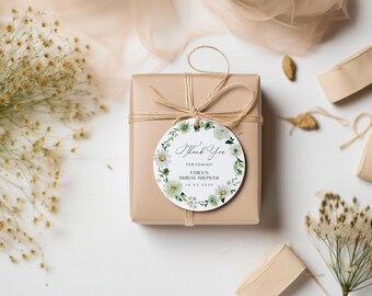 St.Patricks Gift Tag Template, Clover Favor Tag, Irish Favor Tag, Irish Shower Decor, Clover Thank You Stickers, Shamrock Gift Tags