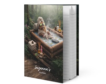 Personalized Hardcover Diary ideal for Spa Day Journaling