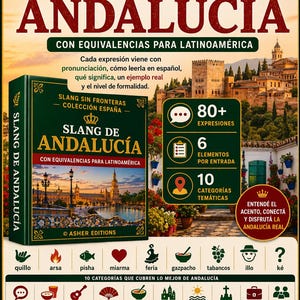 Slang de Andalucía para Hispanohablantes | Guía de español andaluz, acento andaluz, tapas y 80+ expresiones