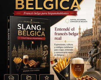 Belgian Slang for Spanish Speakers | Real Belgian French, Brussels, fries and beer | PDF Guide with 80+ Expressions
