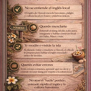 Hawaiian Slang for Spanish Speakers | Real English, Hawaiian Pidgin, and Aloha Spirit | PDF Guide with 80+ Expressions image 10
