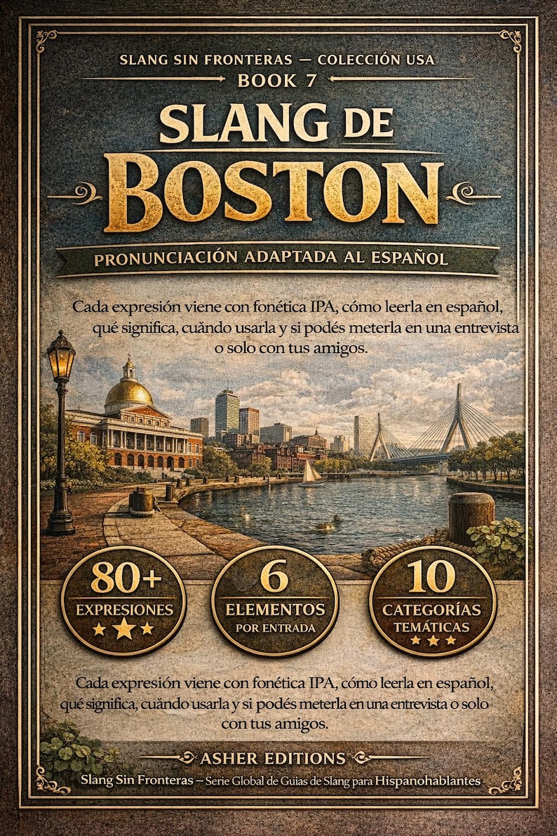 Slang di Boston per ispanofoni | Inglese autentico di Boston, accento di Boston e modi di dire | Guida in PDF con oltre 80 espressioni immagine 1