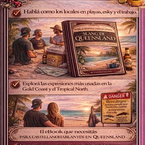 Queensland Slang for Spanish Speakers | Real Australian English, Gold Coast and Working Holiday | PDF Guide with 80+ Expressions image 3