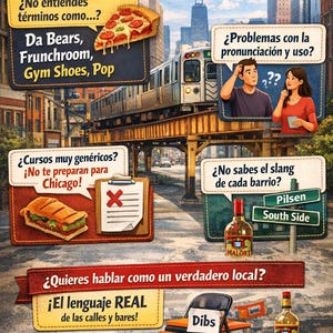 Argot de Chicago pour les hispanophones | Anglais authentique de Chicago, argot et expressions idiomatiques locales | Guide PDF avec plus de 80 expressions image 9
