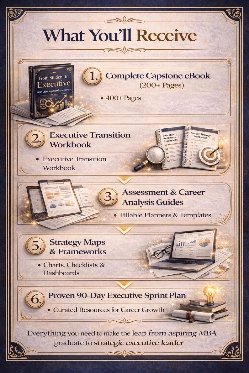 From Student to Executive | MBA Leadership Guide for Executive Presence, Strategy & Career Growth image 7
