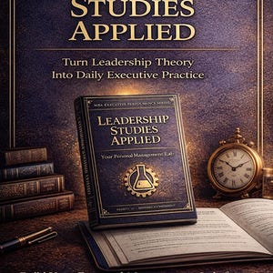 Leadership Studies Applied | MBA Leadership Guide for Executive Influence, Team Management & Emotional Intelligence