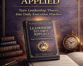 Leadership Studies Applied | MBA Leadership Guide for Executive Influence, Team Management & Emotional Intelligence