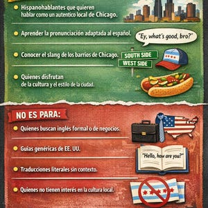 Argot de Chicago pour les hispanophones | Anglais authentique de Chicago, argot et expressions idiomatiques locales | Guide PDF avec plus de 80 expressions image 7