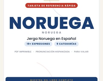 Norwegian Slang in Spanish | Norwegian Slang in Printable PDF | Real Phrases for Traveling to Norway | Full Book Preview