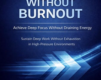 Focus Without Burnout – A Sustainable Deep Work System for High-Pressure Professionals (Productivity eBook)