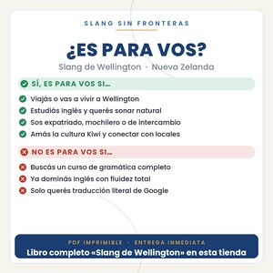 English Phrases for Traveling to Wellington | Printable PDF in Spanish | Survival Guide | Wellington Slang Book Preview image 2