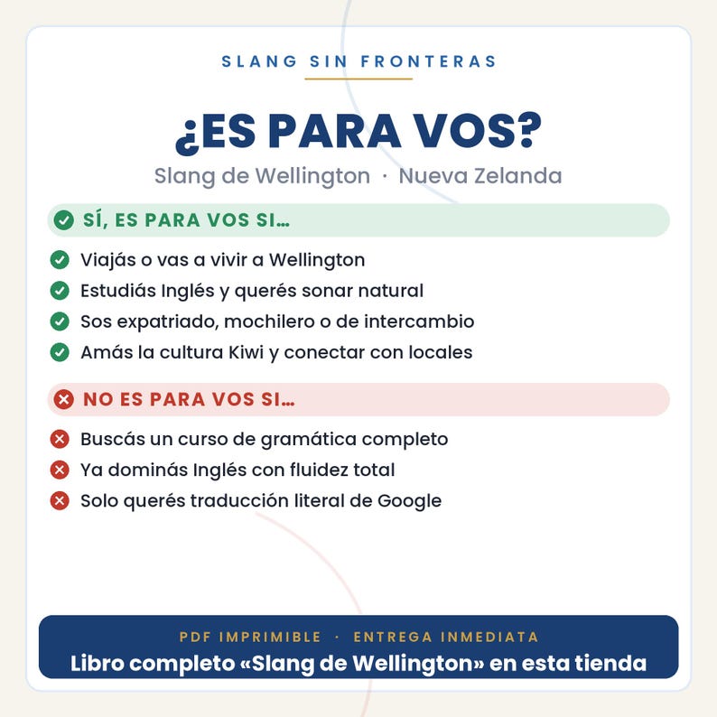 English Phrases for Traveling to Wellington | Printable PDF in Spanish | Survival Guide | Wellington Slang Book Preview image 2