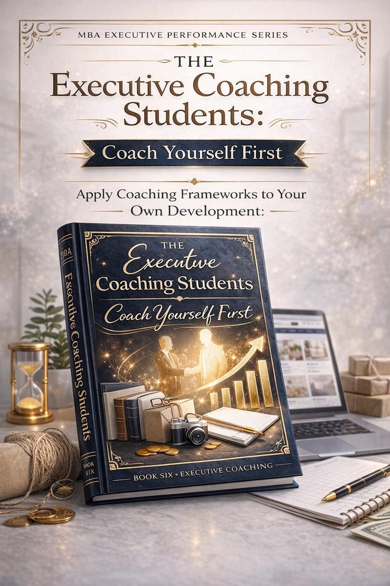Executive Coaching: Coach Yourself First | MBA Coaching Guide for Self-Awareness, GROW, Feedback & Leadership image 1