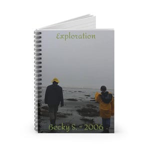 Exploration Beach Combers Journal | Personalized Notebook Gentle Daily Reflection