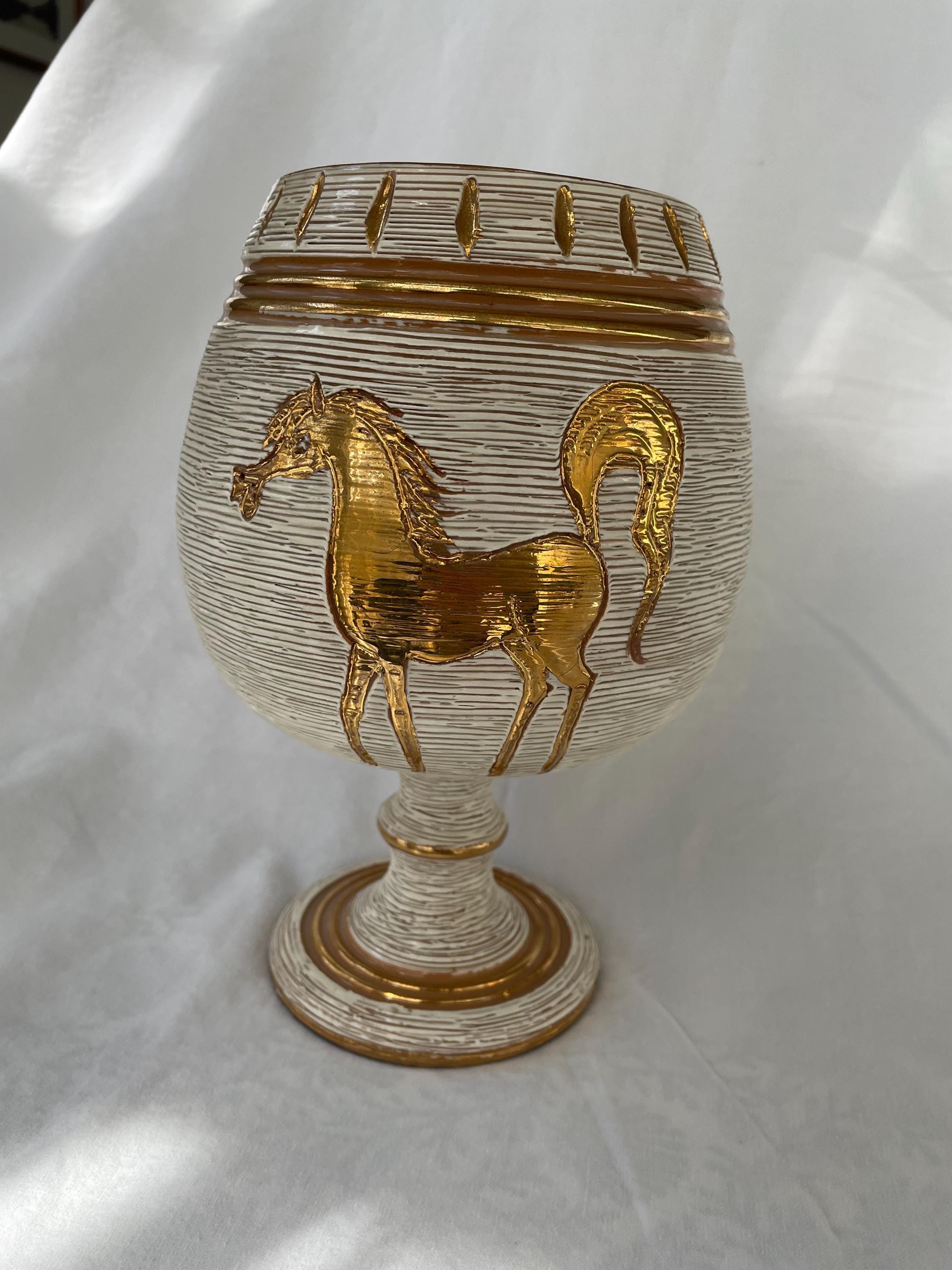 Italian Horse Vase - Etsy