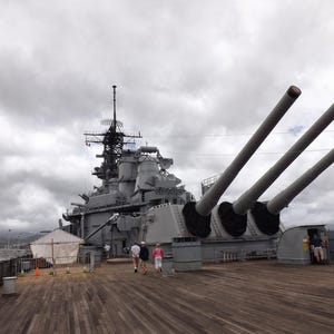 USS Missouri Battleship Reference Photos – Bridge, Deck & 16-Inch Gun Details