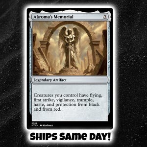 mtg cards like akroma's memorial Proxy Creatures you control have flying ≫ MTG Akroma's Memorial 26