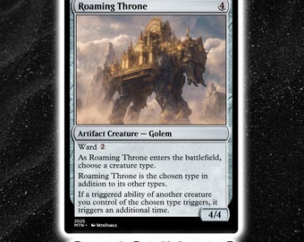 Secret Lair Goblin Storm: Roaming Throne by Wizard of Barge Proxy