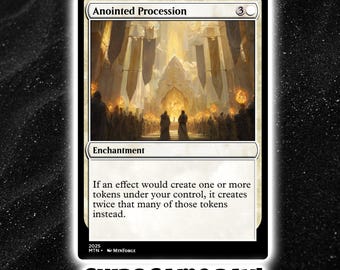Anointed Procession - Proxy Full Art Custom Card - Etsy