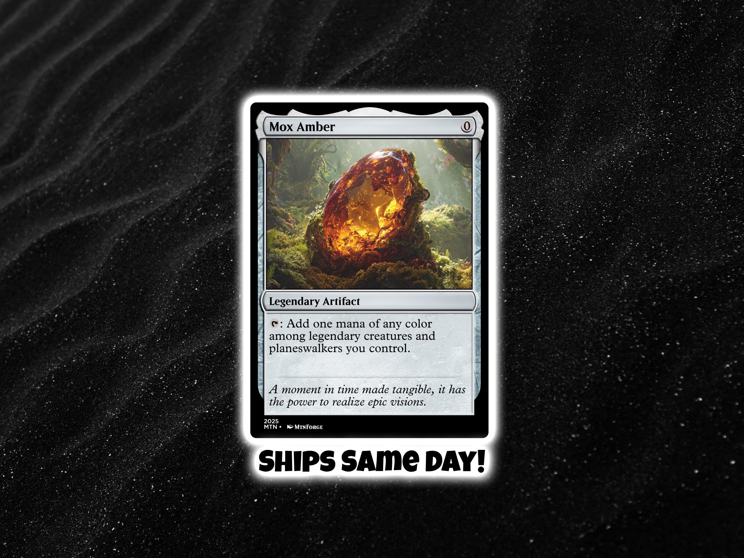Mox Amber Proxy Mtg - Etsy