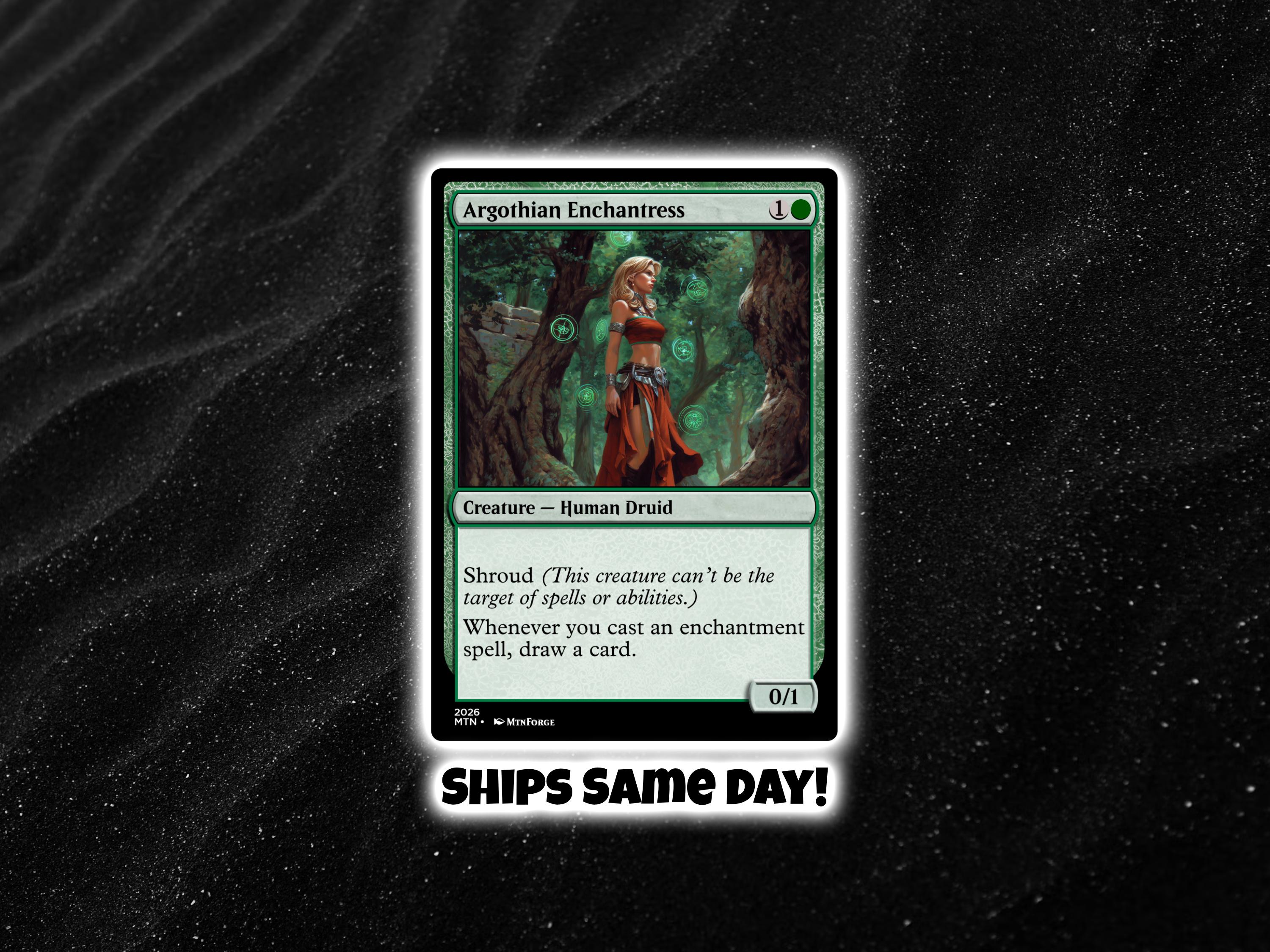 Mtg Argothian Enchantress - Etsy