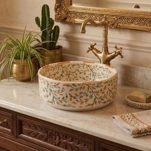 Puede incluir: Una taza de cerámica blanca con asa negra y el texto "But First, Coffee" en negrita negra. La taza se encuentra sobre un fondo borroso, sugiriendo un ambiente acogedor.