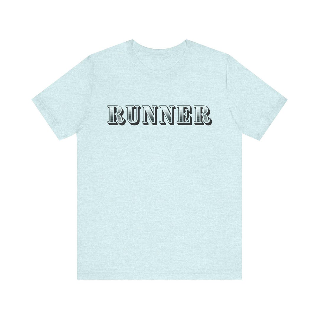 Runner Up Lettering Runner Text Tee | Vintage Collegiate Lettering T-shirt - Etsy