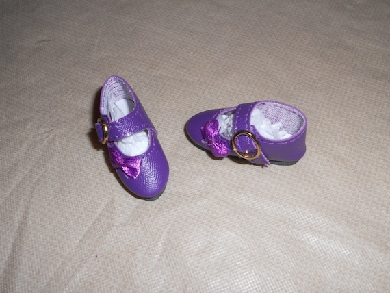 DOLL Shoes Light Purple 44mm Flats for Ellowyne Patience