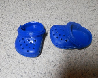 Monique Blue Mini Krocs Shoes for American Girl size Feet