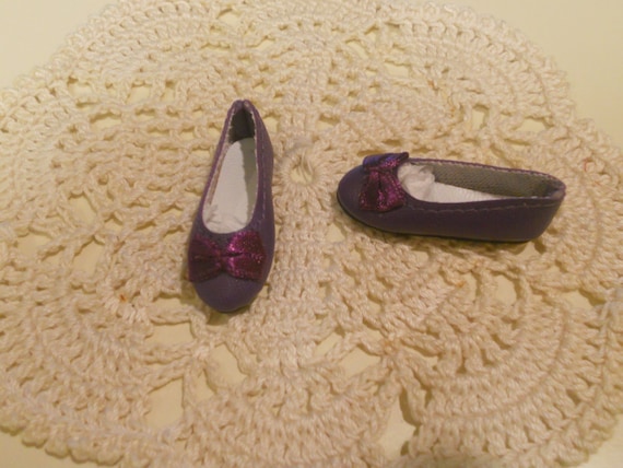 DOLL Shoes Light Purple 44mm Flats for Ellowyne Patience