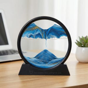 Mothers Day Personalized Quicksand Painting 3D Sandscape,Unique Sand Art Decor,Office Decor,Anniversary,Milestone Birthday,Gifts for Him