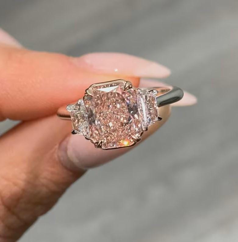 Ex wife’s ring 1/4 carat real diamond wedding ring set Diamond Bridal Set 4 ct tw Round/Princess 14K White Gold | Jared main image 2