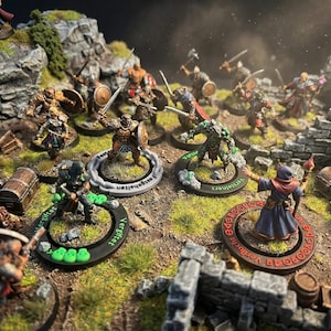 21 Unique Condition Rings for TTRPGs – Status Rings with Symbols for Easy Tracking | Compatible with D&D, DSA and Other Tabletop RPGs