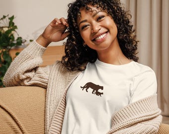 Camiseta de mujer con estampado relajado de puma.