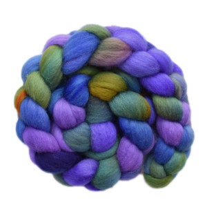 Cotton Roving – braiding, dyeing, spinning and knitting