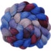 Hand dyed roving - Blue Faced Leicester (BFL) wool spinning fiber - 4.0 ounces - Stalwart Ship 2