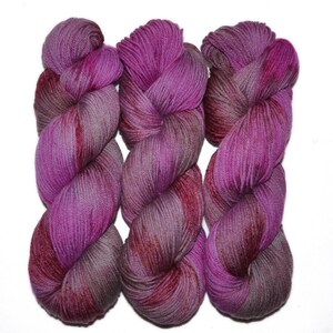 Hand dyed yarn - Merino wool yarn, DK weight, 300 yards - Madderakka