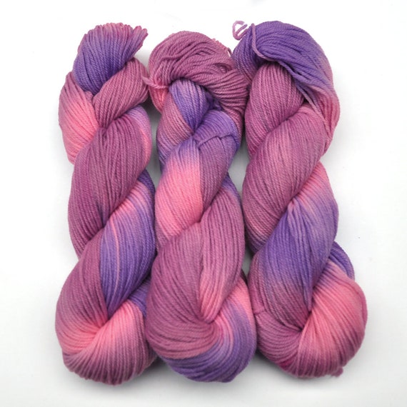 Hand dyed yarn American wool yarn Sport weight 200 yards 50g Reret
