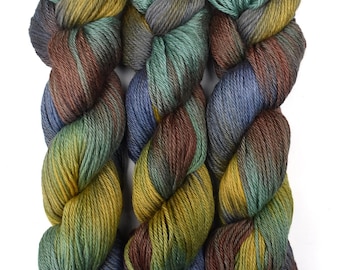 Handgeverfd garen - King Baby Llama / Moerbeizijdegaren, lichtgewicht kamgaren, 218 yards - Kauraris