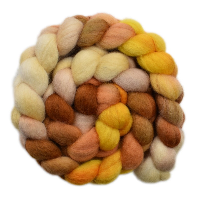 Hand dyed roving - Blue Faced Cheap sale spinning BFL wool Animer and price revision Leicester fibe