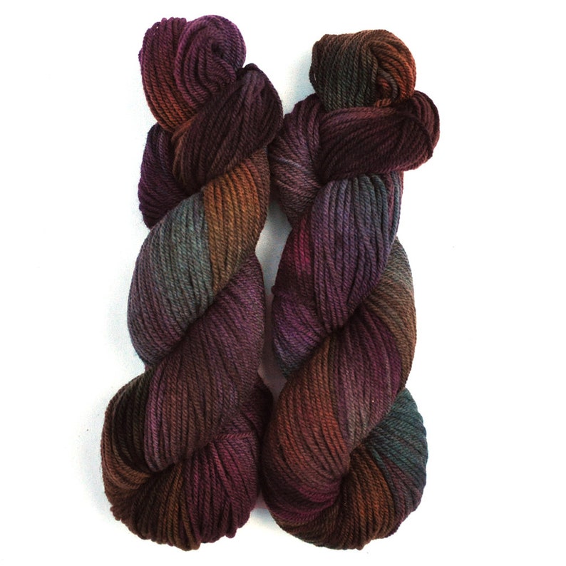 Merino wool yarn Sport weight 175 meters Dvorovoi Hand dyed yarn