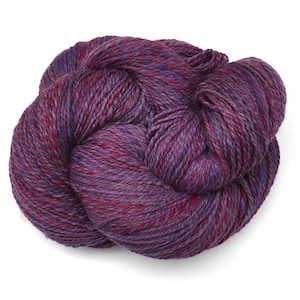 Handspun yarn, 560 yards - Hand dyed Alpaca / Merino wool, DK weight - Ancient Wisdom