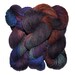 Hand dyed yarn - Alpaca / American wool yarn, Worsted weight, 240 yards - Cocomama