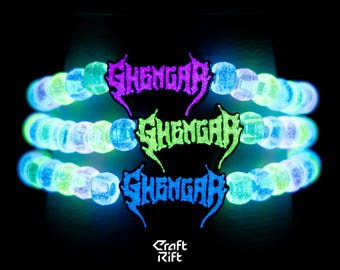 Ghengar Inspired Kandi Charms - Multiple Colors + Glow In the Dark Options - Rave Kandi for EDM Festivals, EDM Concerts