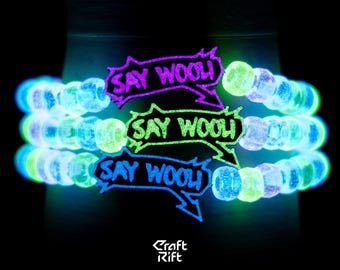 Say Wooli Inspired Kandi Charms - Multiple Colors + Glow In the Dark Options - Rave Kandi for EDM Festivals, EDM Concerts