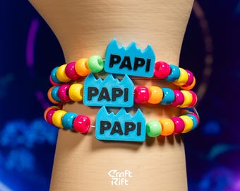 Papi HOT Kandi Charms - Rave Kandi for EDM Festivals, EDM Concerts